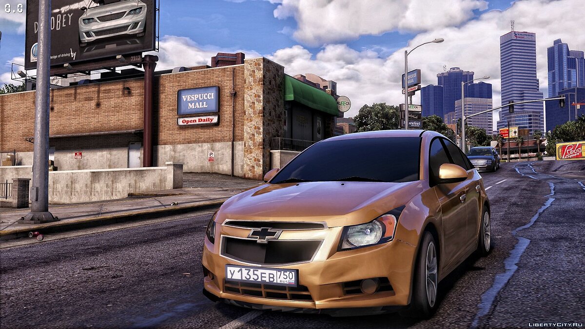 Скачать Chevrolet Cruze для GTA 5