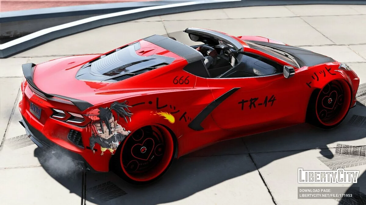 Chevrolet Corvette C8 Trippie Redd v1.1 / GTA 5