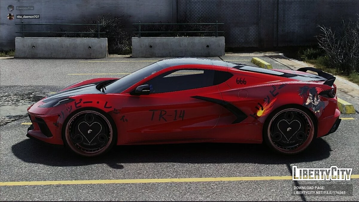 Trippie Redd Chevrolet Corvette C8 Stingray v1.1 / GTA 5