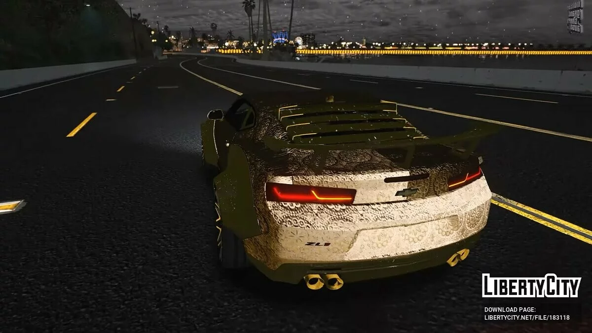 Chevrolet Camaro ZL1 Widebody Golden / GTA 5