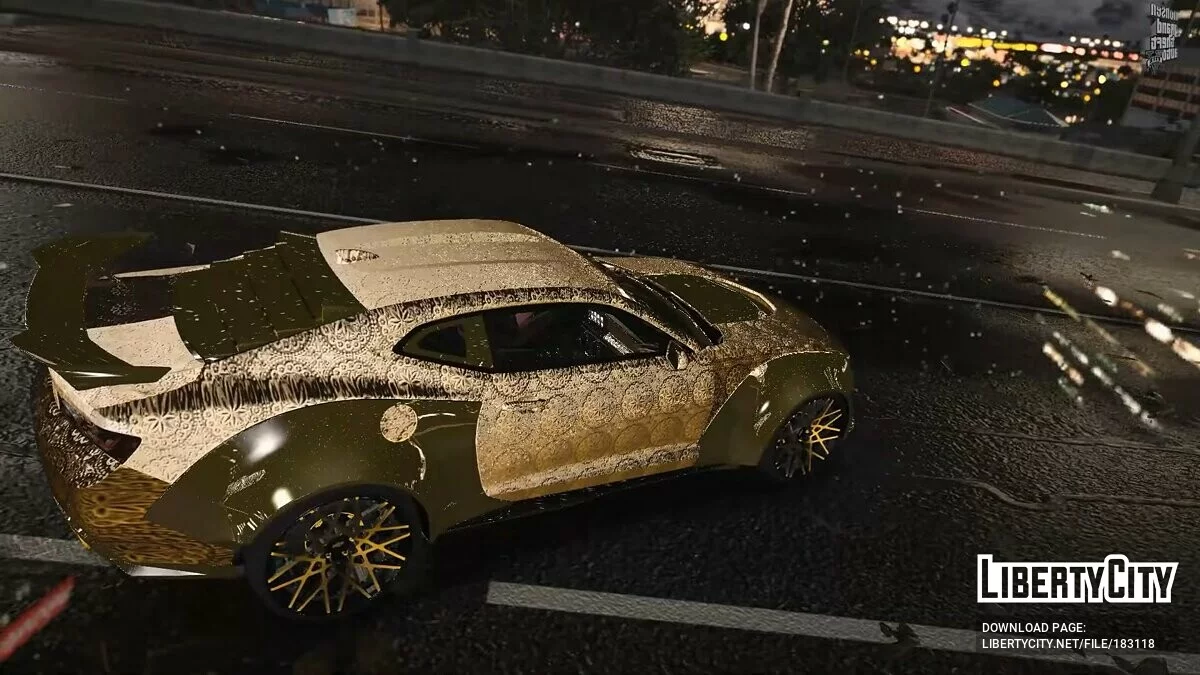 Chevrolet Camaro ZL1 Widebody Golden / GTA 5