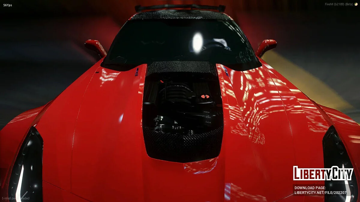 Chevrolet Corvette ZR1 Widebody Demon Swapped v1.1 / GTA 5
