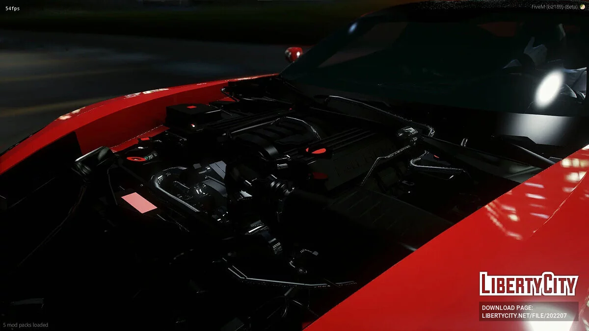 Chevrolet Corvette ZR1 Widebody Demon Swapped v1.1 / GTA 5