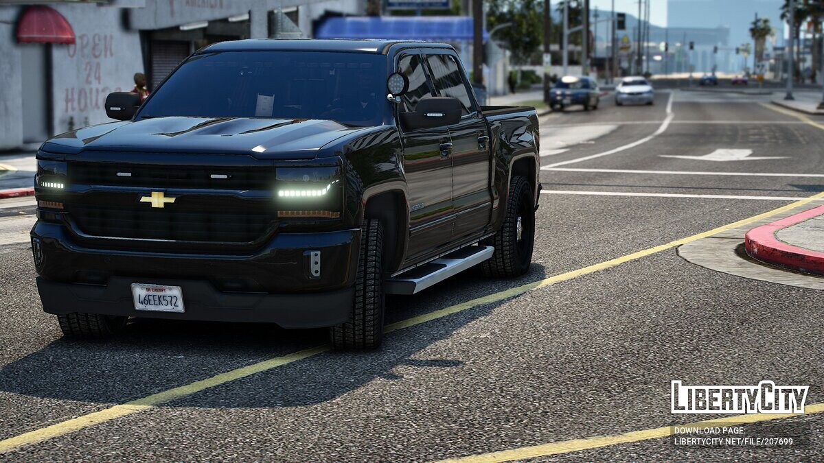 Скачать 2017 Chevrolet Silverado Unmarked для GTA 5