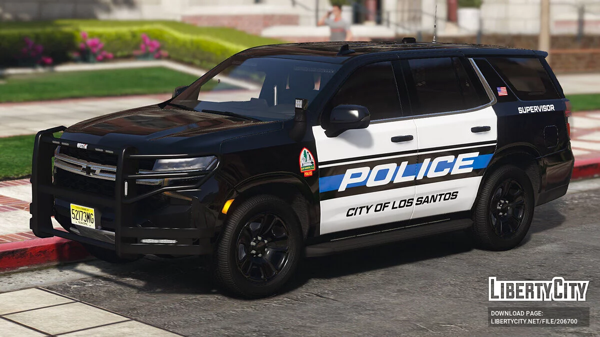 2021 Chevrolet Tahoe LSPD PPV SlickTop v3.0.0 / GTA 5