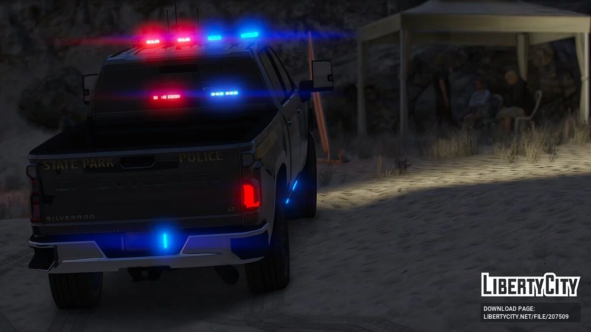Chevrolet Silverado 2500HD Game Warden Digital Camo / GTA 5