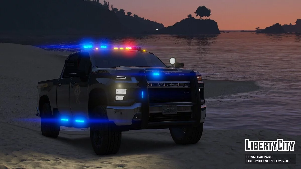 Chevrolet Silverado 2500HD Game Warden Digital Camo / GTA 5
