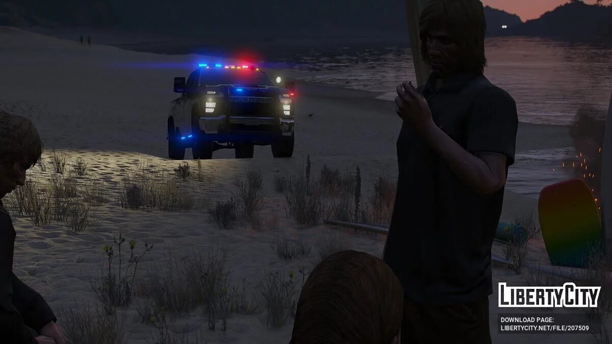 Chevrolet Silverado 2500HD Game Warden Digital Camo / GTA 5