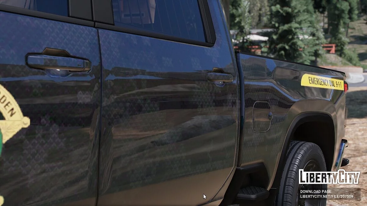 Chevrolet Silverado 2500HD Game Warden Digital Camo / GTA 5