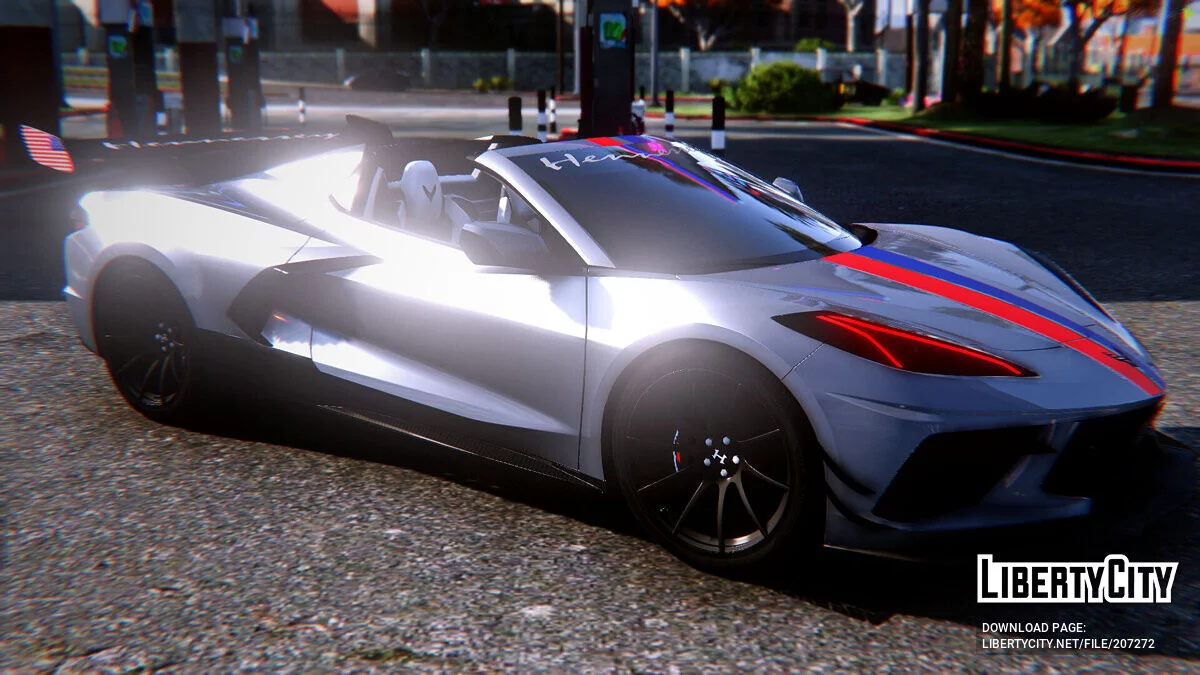 Custom 2023 Chevrolet Corvette C8 1200HP Hennessey Performance / GTA 5