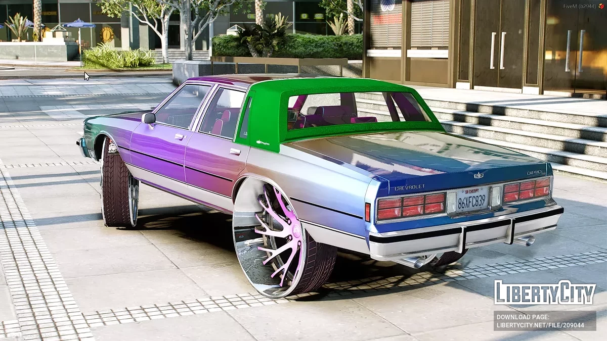 Chevrolet Caprice On Forgiatos Custom Multicolor / GTA 5