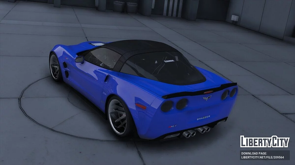 2005 Corvette ZR1 Marble Twin Charged / GTA 5