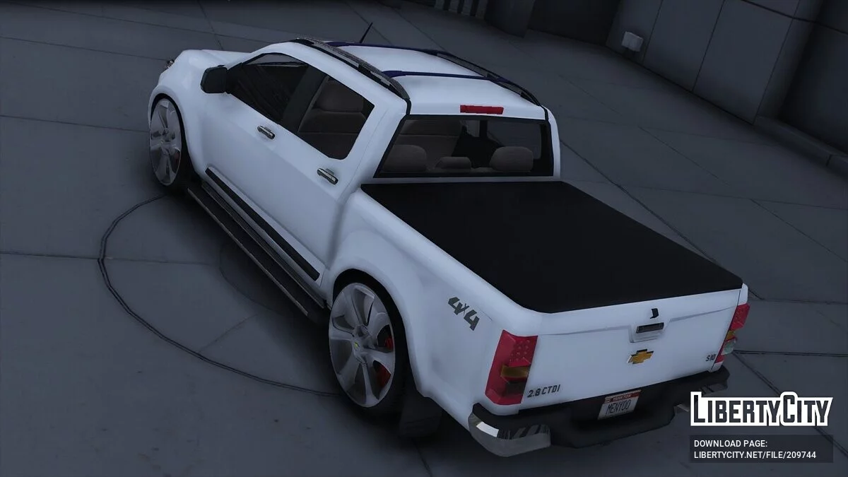 Chevrolet S10 Branca De Neve / GTA 5