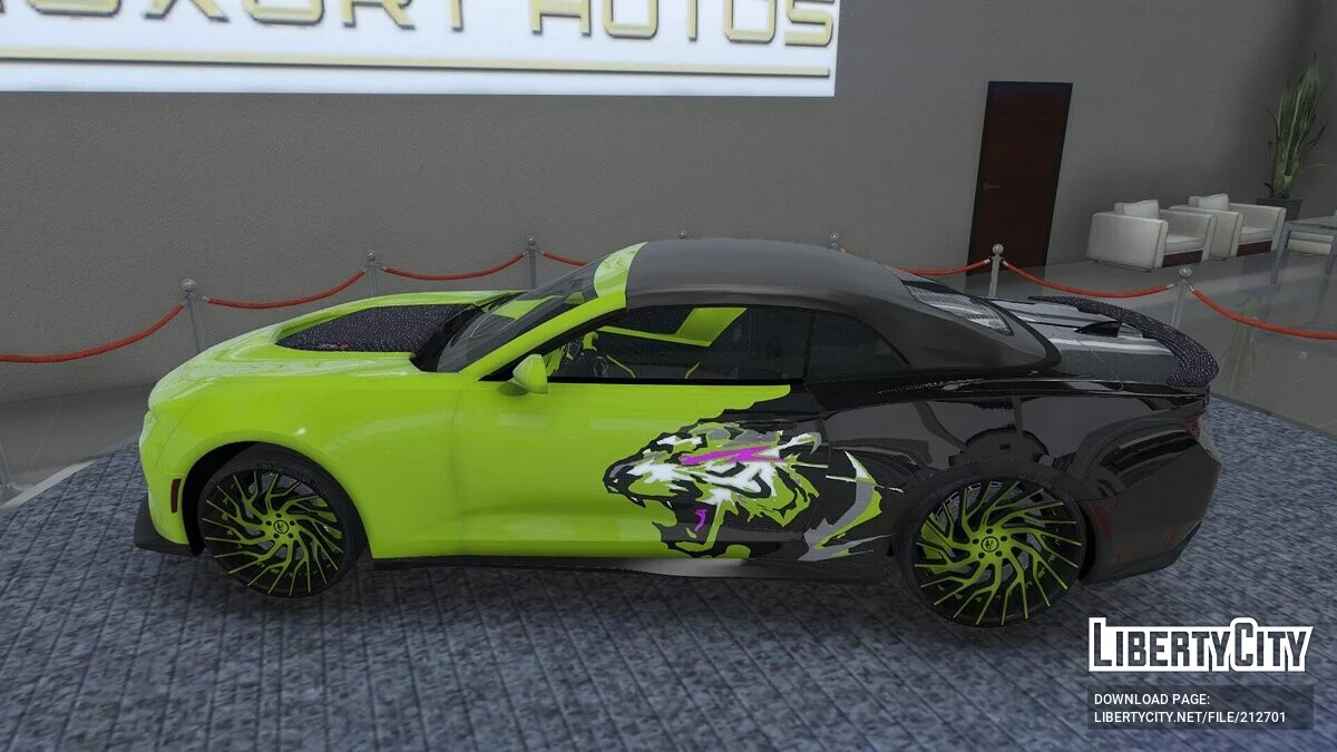 2021 Chevrolet Camaro ZL1 Convertidle Custom / GTA 5
