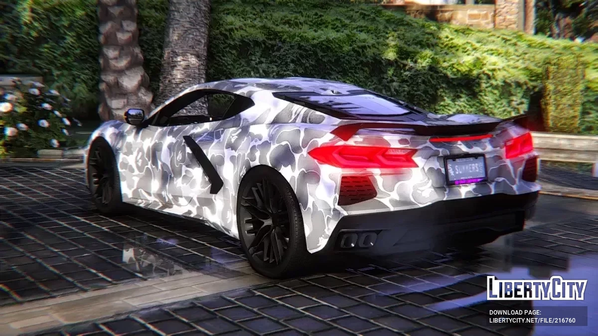 Chevrolet Corvette C8 Bape Edition / GTA 5