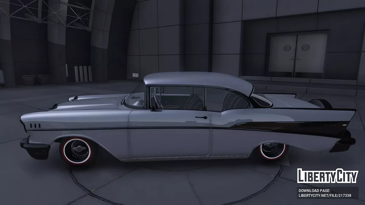 1957 Chevrolet Belair Lowrider Tupac Theme / GTA 5