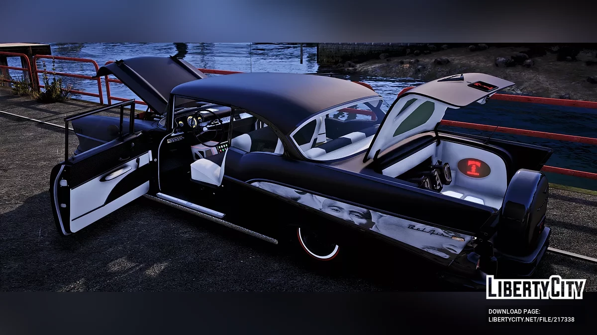 Chevrolet Belair lowrider Tupac 1957 / GTA 5