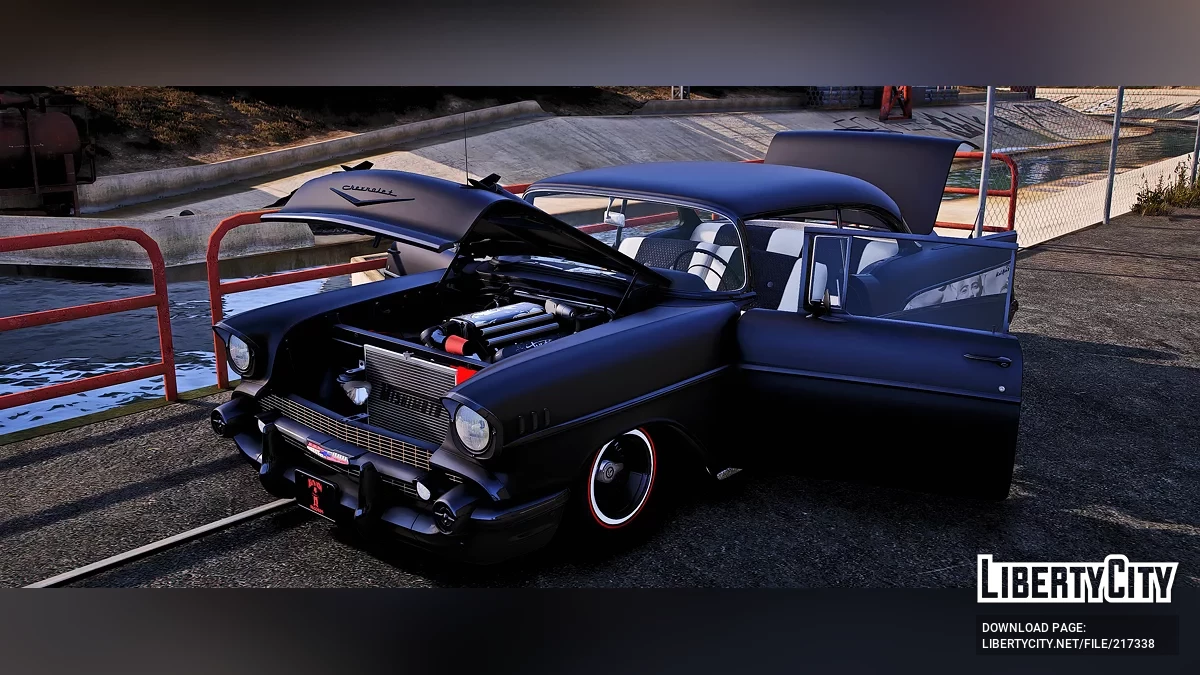 Chevrolet Belair lowrider Tupac 1957 / GTA 5