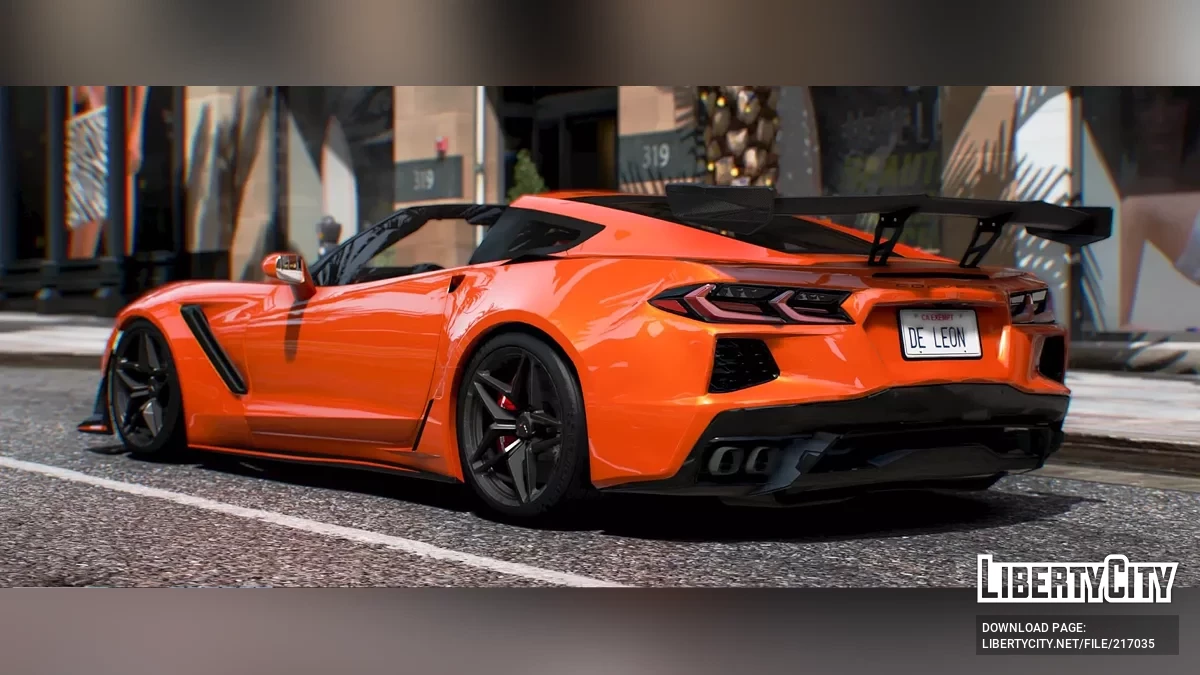 Front Engine Chevrolet Corvette C8 ZR1 / GTA 5