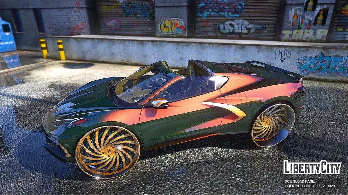 Chevrolet Corvette C8 On Amanis / GTA 5