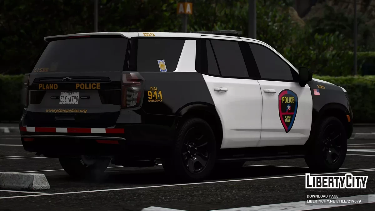 2022 Chevrolet Tahoe Plano PD / GTA 5