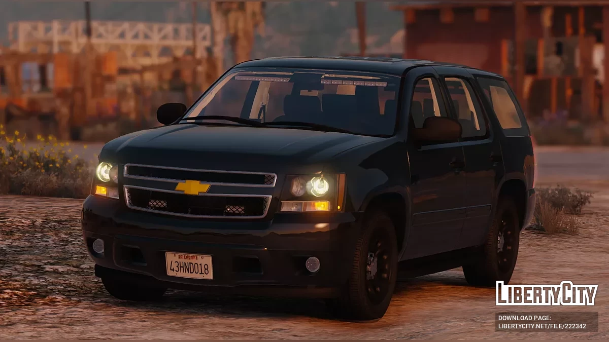 2014 Chevrolet Tahoe Whelen Unmarked / GTA 5