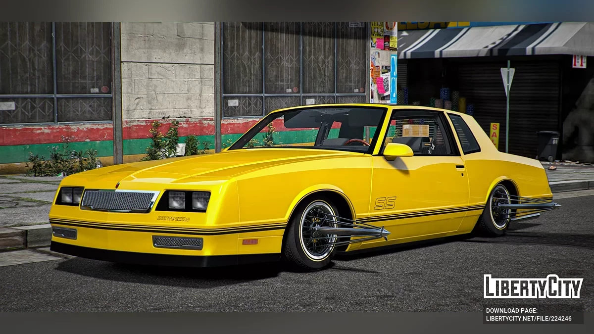 1988 Chevy Monte Carlo Slab T Top / GTA 5