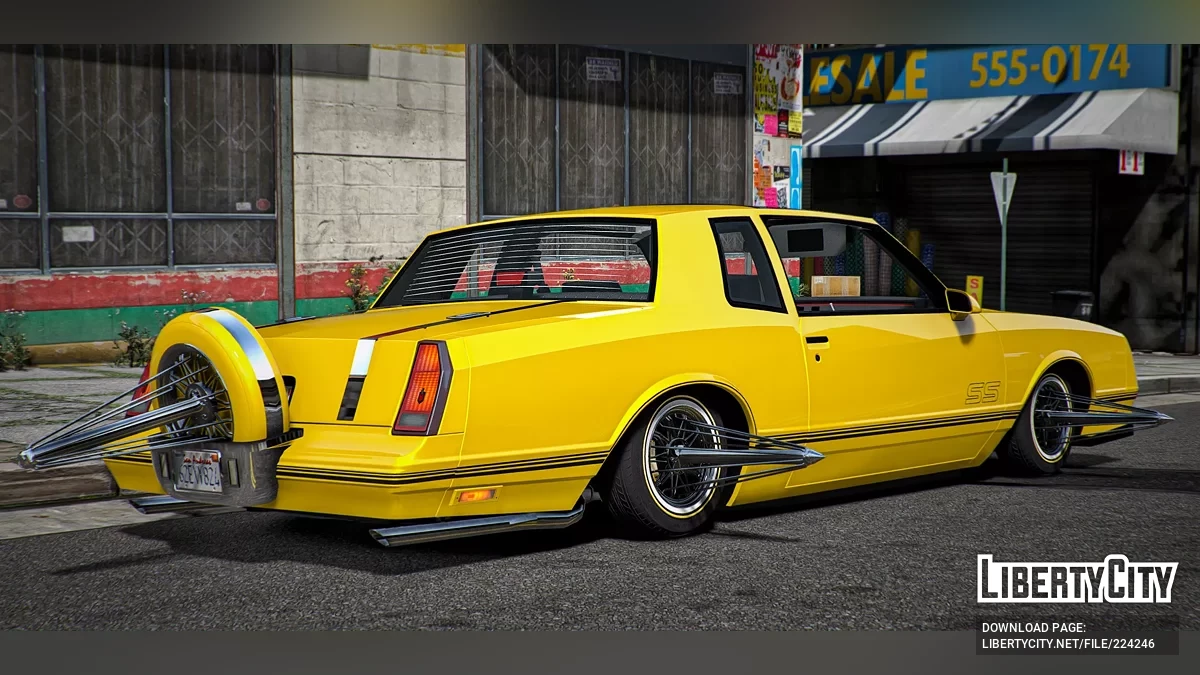 1988 Chevy Monte Carlo Slab T Top / GTA 5