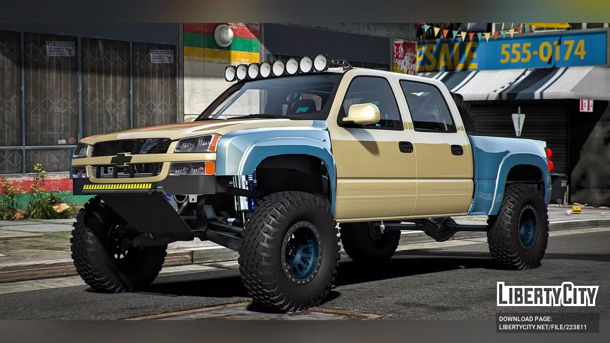Cateye Chevy Silverado Pre Runner Custom / GTA 5
