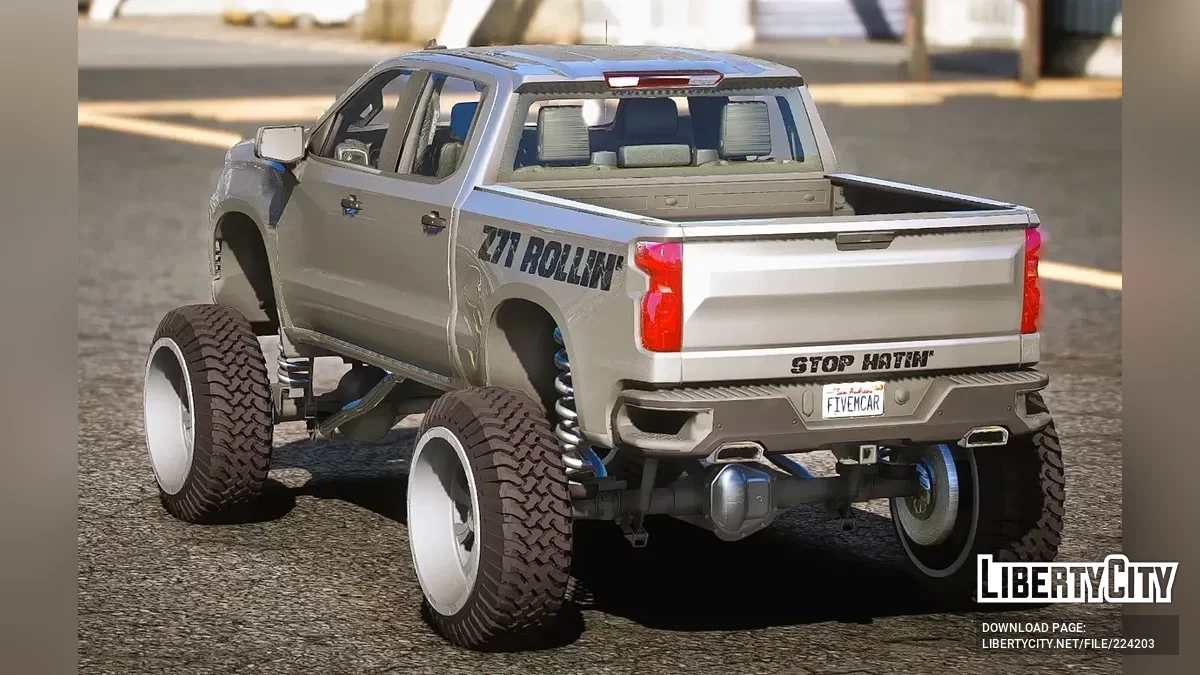 Chevrolet Silverado Z71 With High Lift Kit / GTA 5