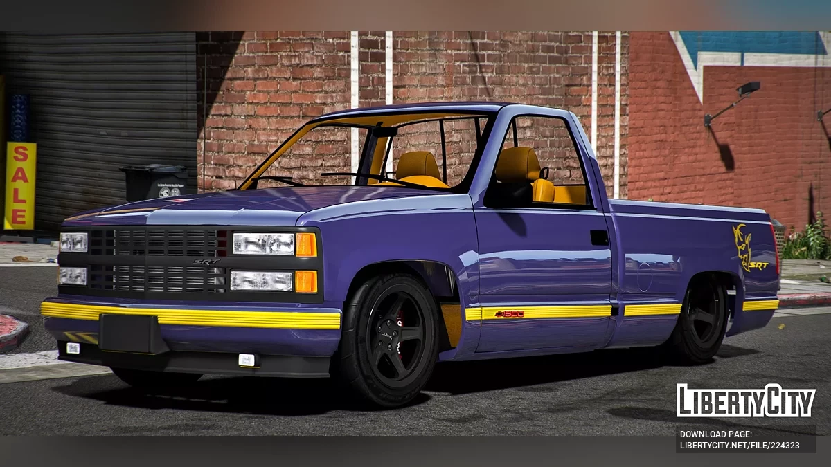 Chevy Silverado Demon with Dodge Interior / GTA 5