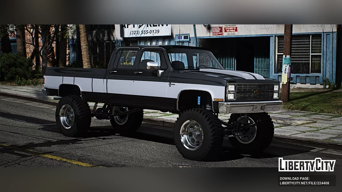 Chevy Silverado Square Body 1986 Lifted / GTA 5