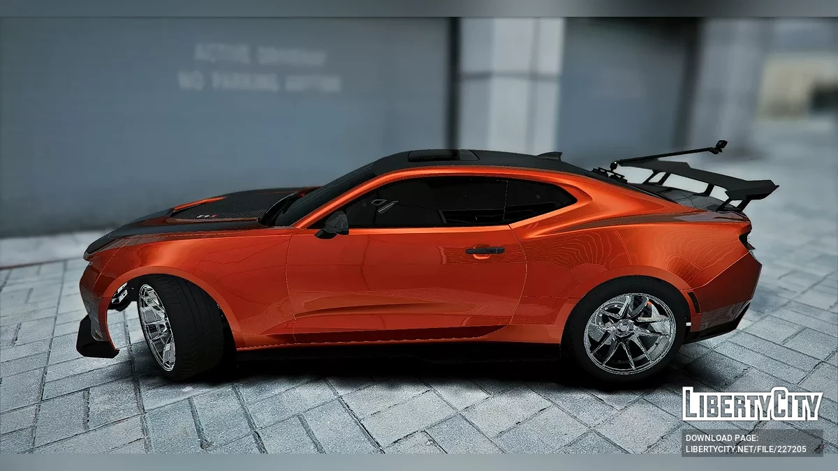 Chevrolet Camaro ZL1 With Custom Back Window Decal / GTA 5