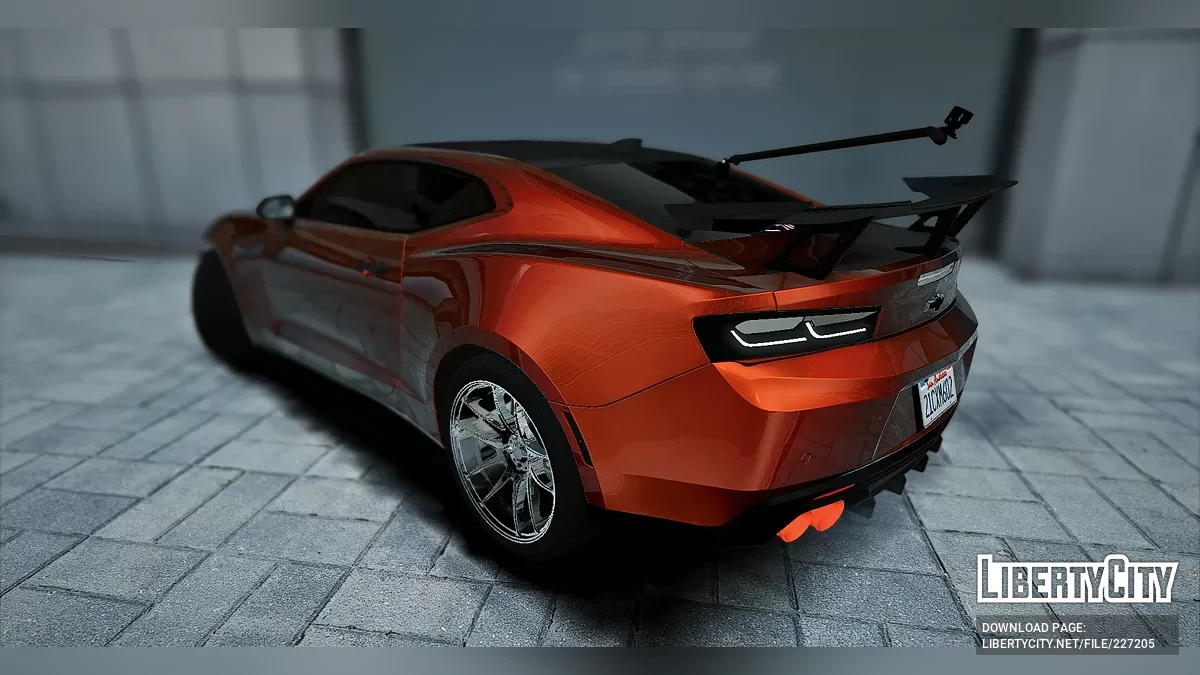 Chevrolet Camaro ZL1 With Custom Back Window Decal / GTA 5