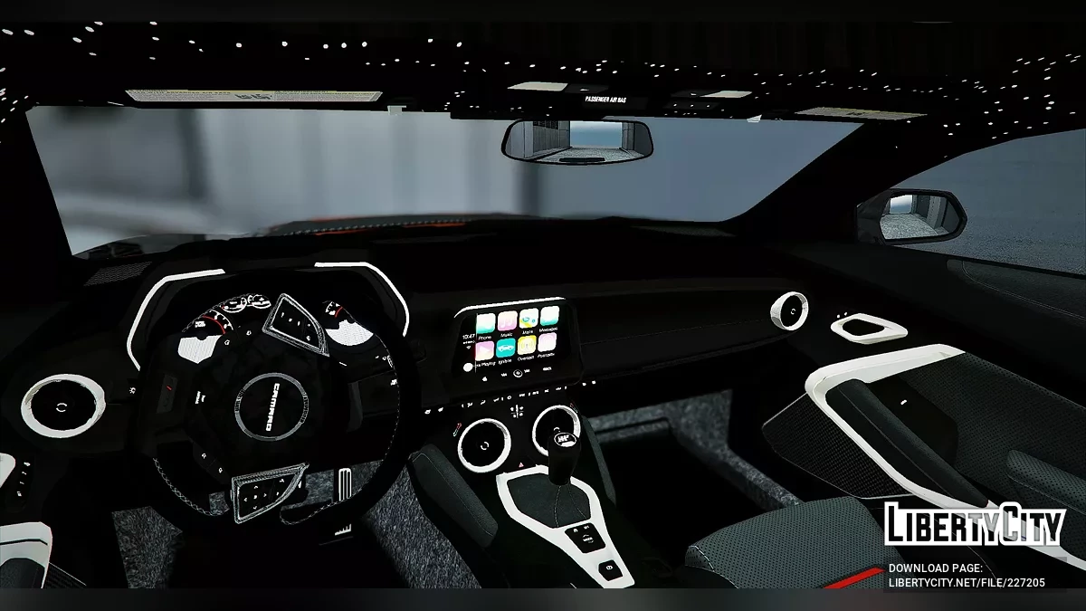 Chevrolet Camaro ZL1 With Custom Back Window Decal / GTA 5
