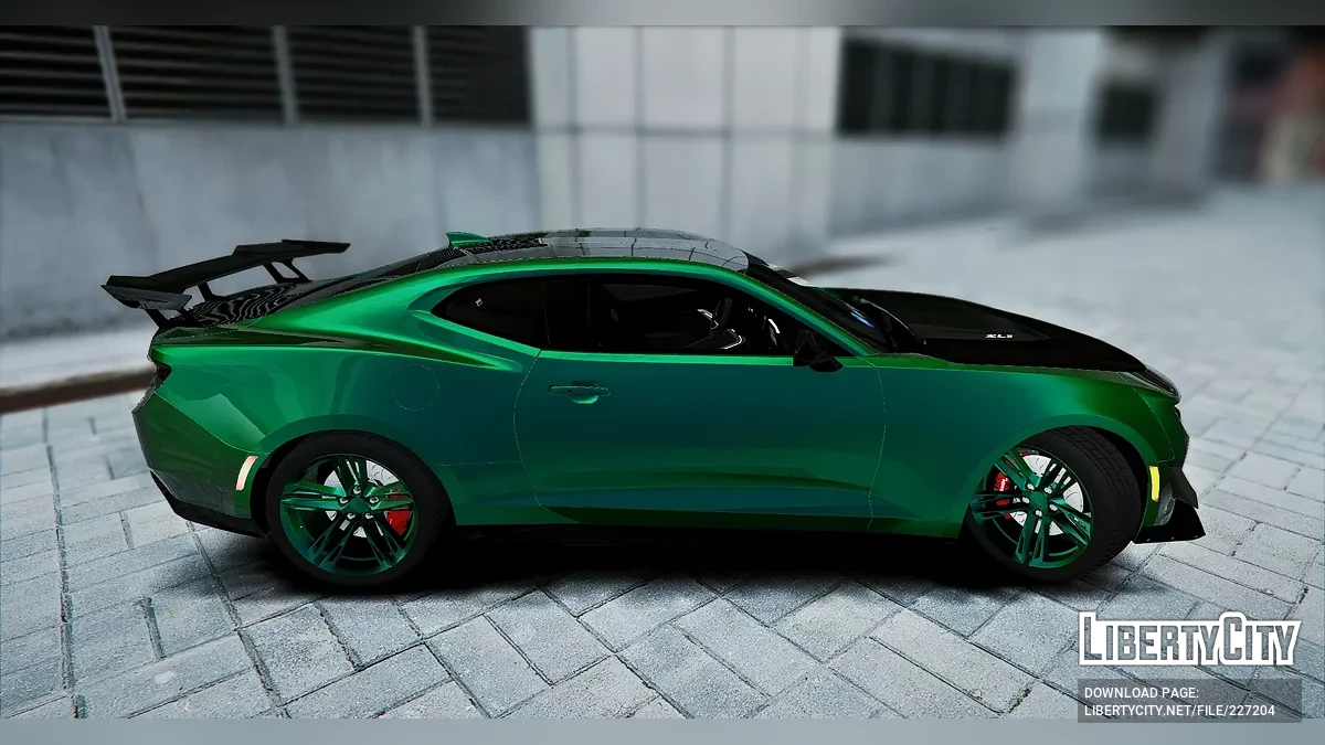 Chevrolet Camaro ZL1 With Custom Window Decals / GTA 5