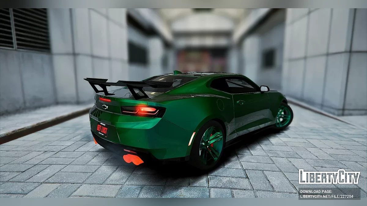 Chevrolet Camaro ZL1 With Custom Window Decals / GTA 5
