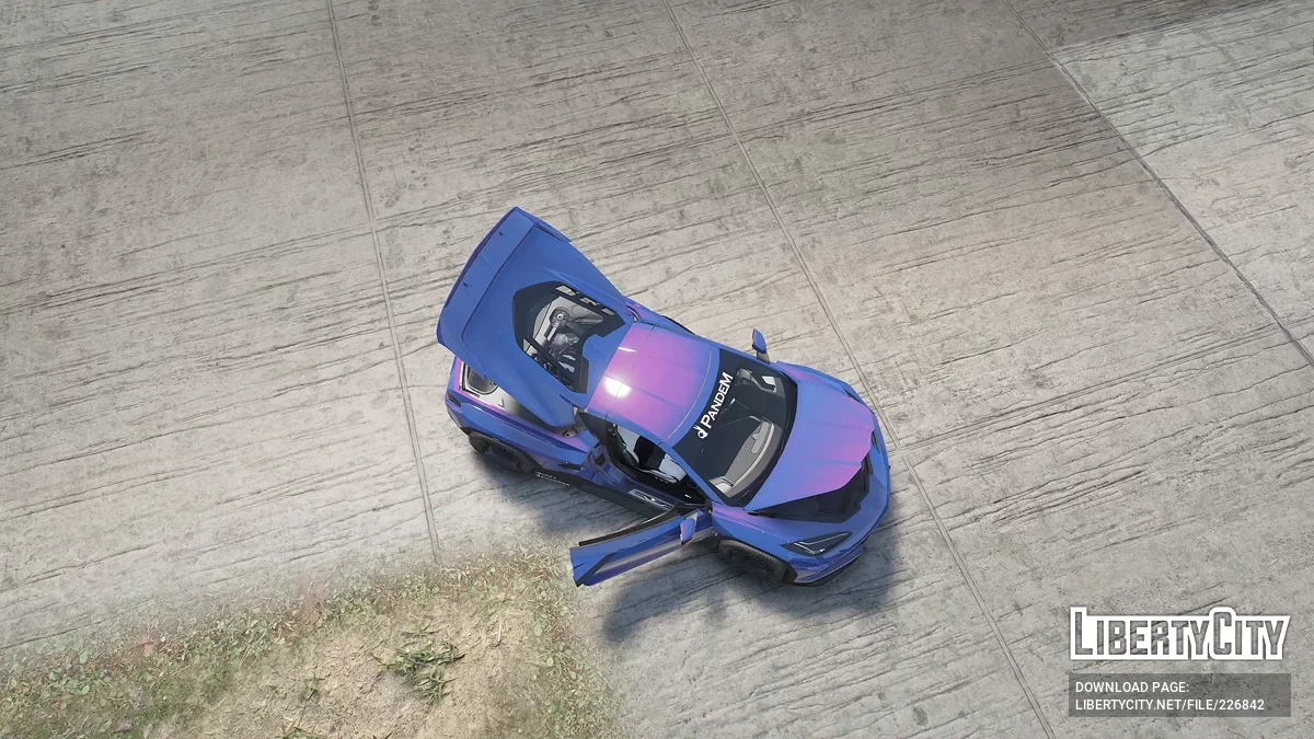Chevrolet Corvette Z06 Convertible & Pandem Corvette C8 Rocket Bunny Bundle v1.0 / GTA 5