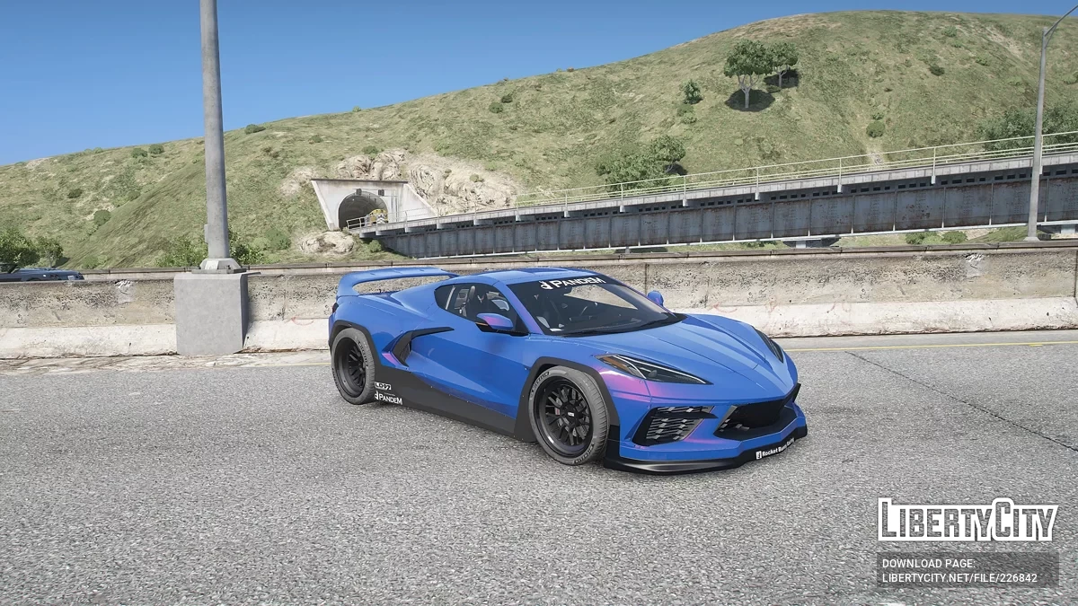 Chevrolet Corvette Z06 Convertible & Pandem Corvette C8 Rocket Bunny Bundle v1.0 / GTA 5