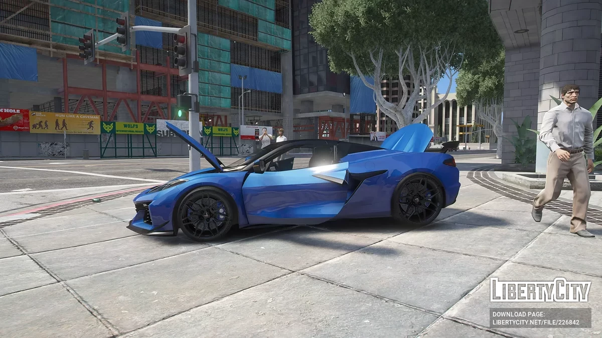 Chevrolet Corvette Z06 Convertible & Pandem Corvette C8 Rocket Bunny Bundle v1.0 / GTA 5