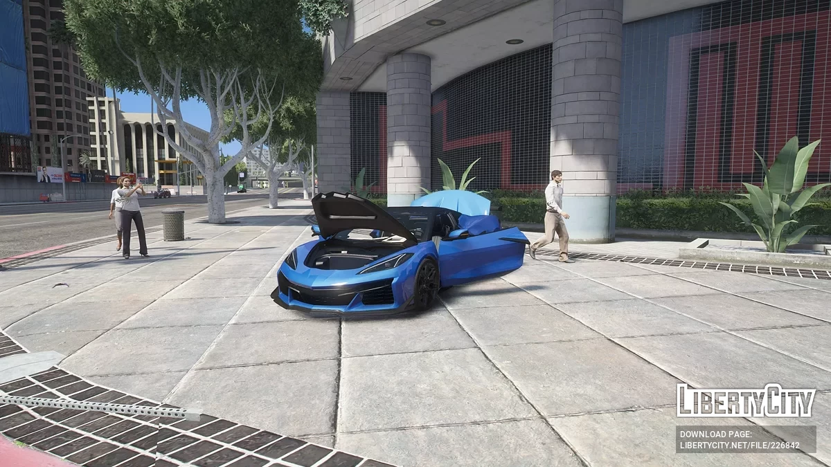 Chevrolet Corvette Z06 Convertible & Pandem Corvette C8 Rocket Bunny Bundle v1.0 / GTA 5
