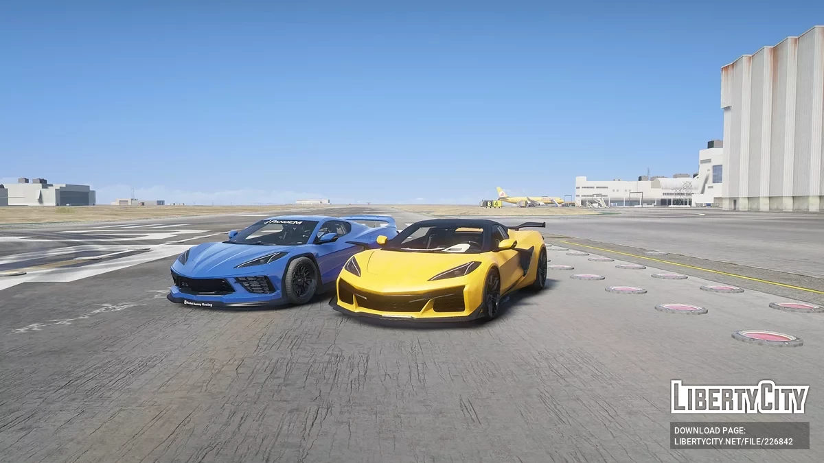 Chevrolet Corvette Z06 Convertible & Pandem Corvette C8 Rocket Bunny Bundle v1.0 / GTA 5