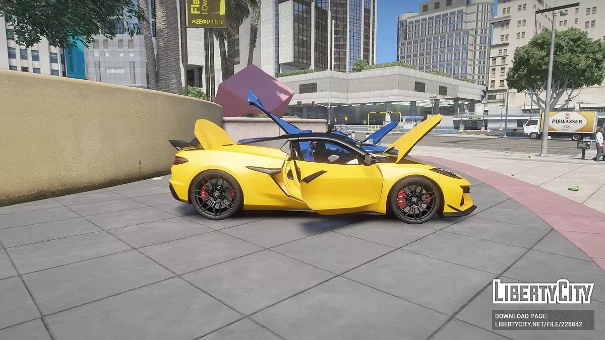 Chevrolet Corvette Z06 Convertible & Pandem Corvette C8 Rocket Bunny Bundle v1.0 / GTA 5