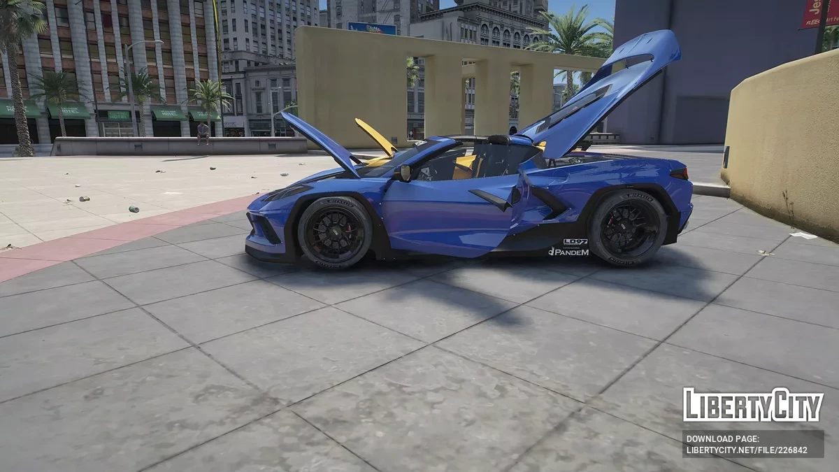 Chevrolet Corvette Z06 Convertible & Pandem Corvette C8 Rocket Bunny Bundle v1.0 / GTA 5