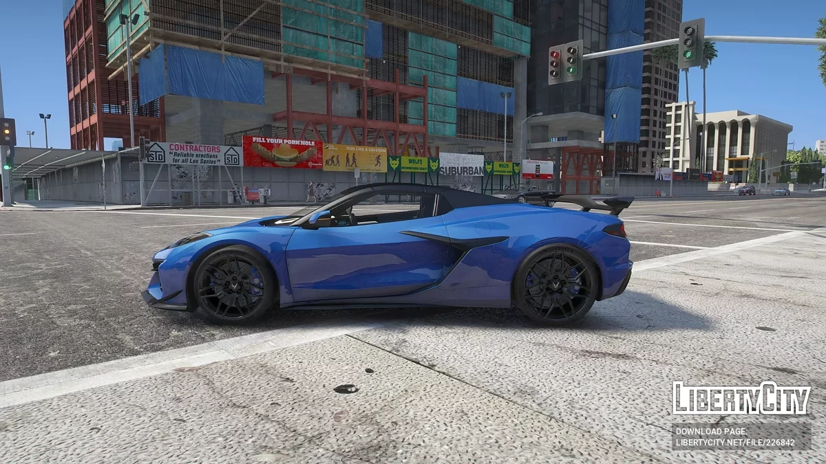 Chevrolet Corvette Z06 Convertible & Pandem Corvette C8 Rocket Bunny Bundle v1.0 / GTA 5