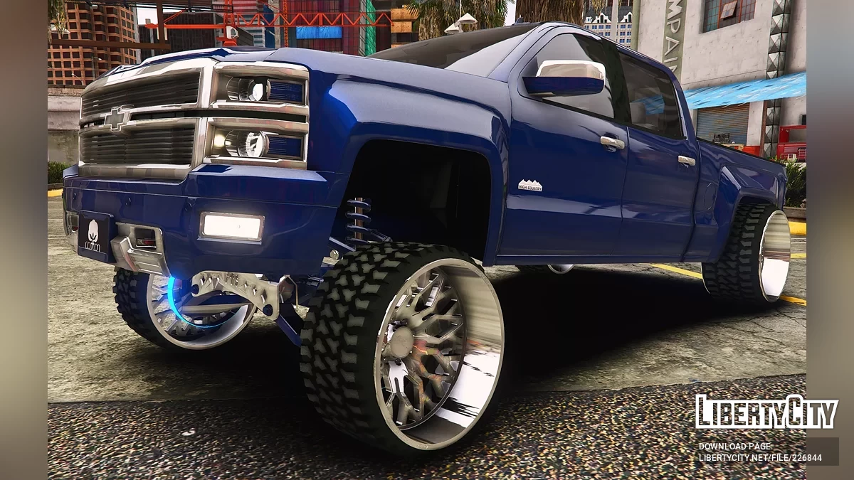 Custom Squatted Chevrolet Avalanche Pickup / GTA 5