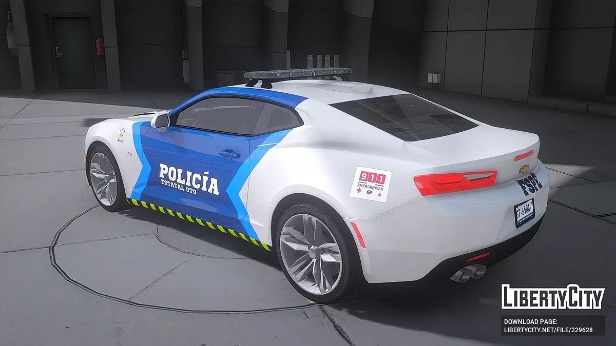 2016 Chevrolet Camaro Policía estatal Guanajuato Mx / GTA 5