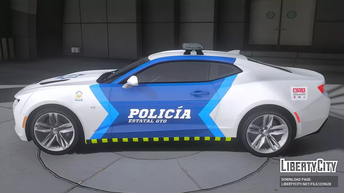 2016 Chevrolet Camaro Policía estatal Guanajuato Mx / GTA 5
