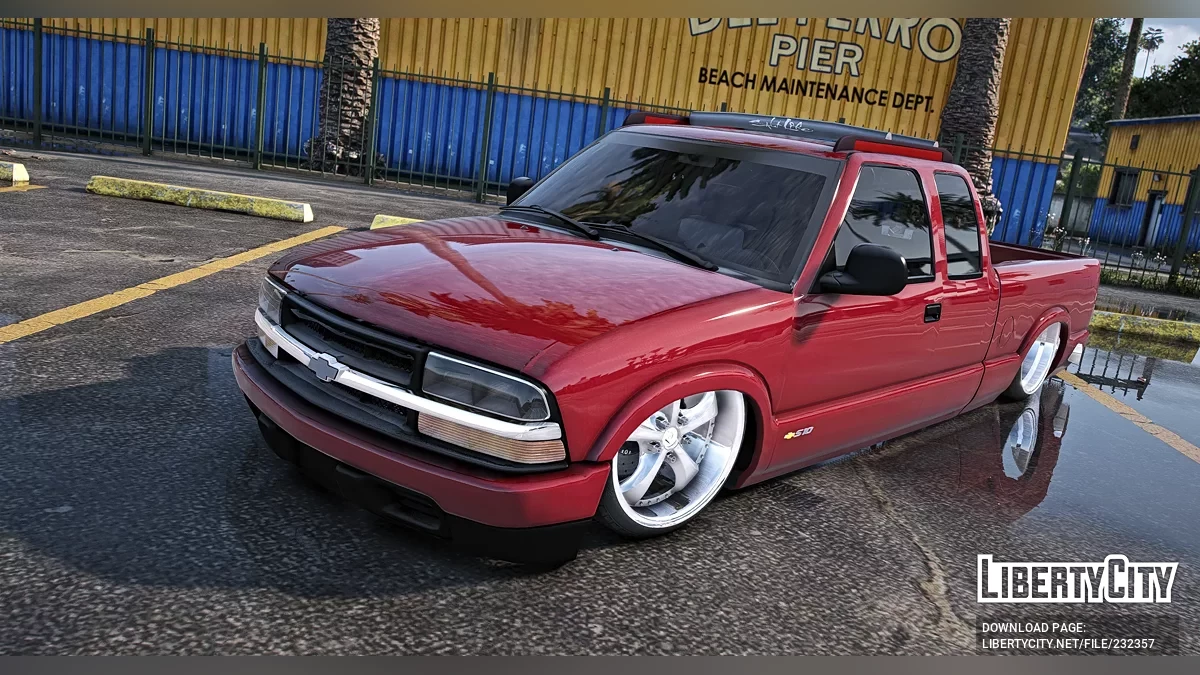 Chevrolet Bagged C-notched S10 / GTA 5