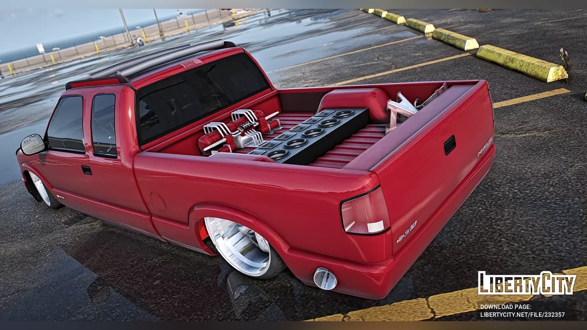 Chevrolet Bagged C-notched S10 / GTA 5
